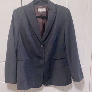 Calvin Klein Gray Blazer size 8